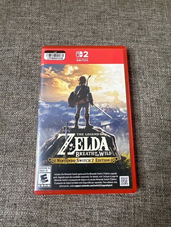 The Legend Of Zelda: Breath Of The Wild Nintendo Switch 2 Edition Game - Picture 1 of 4